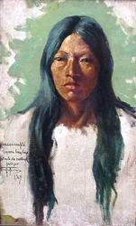 Head of an Indian Jacumpte